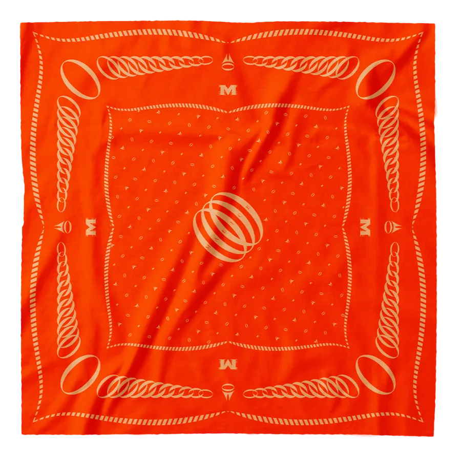 0Malice bandana in orange